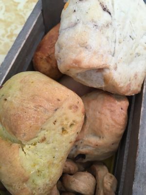 Homemade bread  at Il Principe d'Oro in Vidracco
