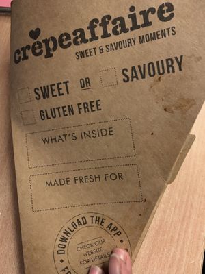 takeout at Crêpeaffaire in St Albans