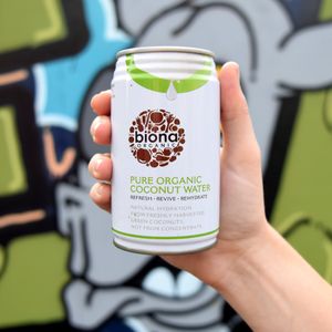 Coconut Water at Peace by Piece Vegan Vending in Manchester