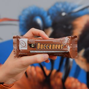 Buccaneer (like a Milky Way) at Peace by Piece Vegan Vending in Manchester