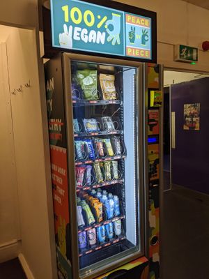 vending machine at Peace by Piece Vegan Vending in Manchester