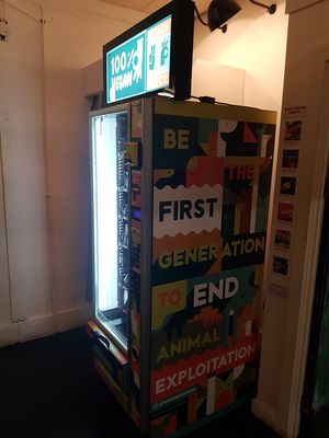 Be the first generation to end animal exploitation! at Peace by Piece Vegan Vending in Manchester