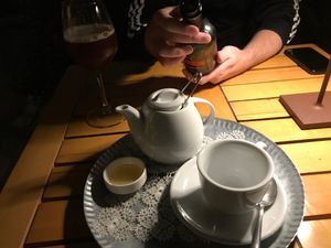 Tea at TeDuKtu in Tirana