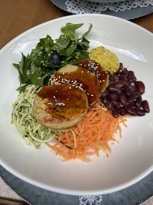 Vegan bowl  at TeDuKtu in Tirana