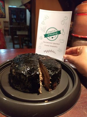 Queijo de Castanhas com Alho Negro at Vegetal Artesanal in Rio De Contas