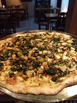 Pizza at Vegetal Artesanal in Rio De Contas