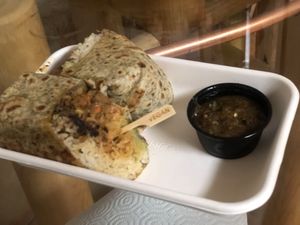 Fajita burrito togo  at Tocaya Modern Mexican in Scottsdale