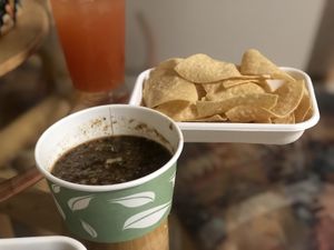 Excellent salsa! at Tocaya Modern Mexican in Scottsdale