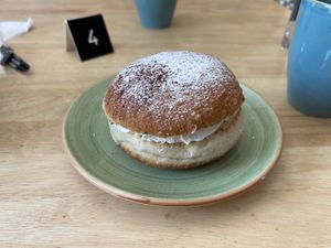 Lemon pastry  at Cafe Prassen in Rauma