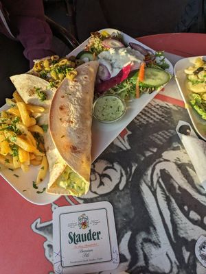 Dürum (Special menu) at Cafe Nord in Essen