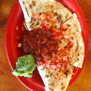 Quesadilla Veganized  at Trapper Grill in Moran
