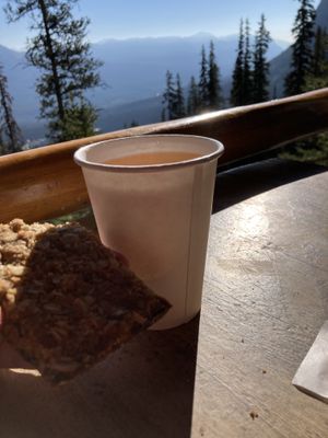   at Lake Agnes Tea House in Lake Louise