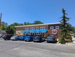 Storefront on Curry St at LA Bakery in Carson City