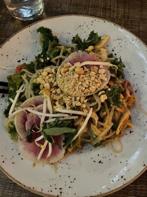 Vegan pad thai salad  at Stillwaters Tavern in St Petersburg