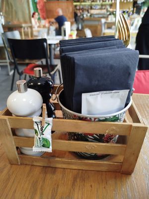 They offered a chewing gum at The Garden Bar in Thessaloniki