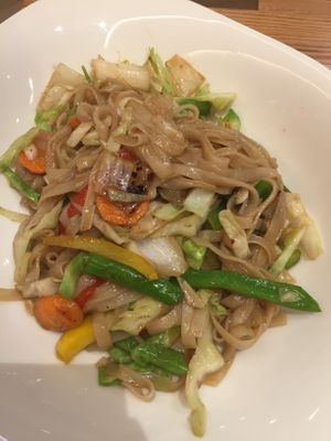 Noodles with vegetables  at Wen Zhou Specialties in Thessaloniki