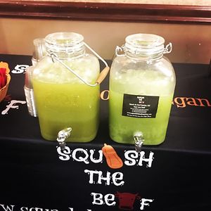 Delicious and refreshing Kale Lemonade at Squash the Beef in Cleveland