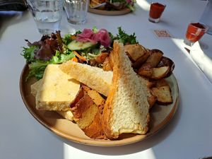 Vegan breakfast  at Almonak in Halifax