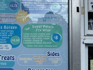 Vegan food option  at The Original Mickey's Igloo in Kingston