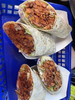 Sweet Potato Fry Wraps! 🤤  at The Original Mickey's Igloo in Kingston