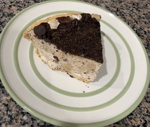 Thanksgiving Pie w/plant-based cookie dough balls! (Available as an ice cream topping too!!)  at The Original Mickey's Igloo in Kingston