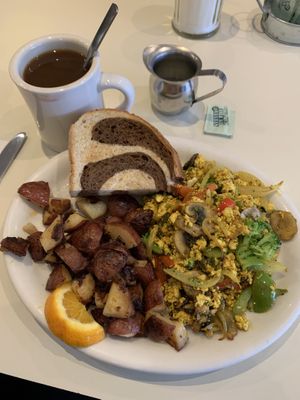 Tofu Scramble at Ann & Fran's Kitchen in West Yarmouth