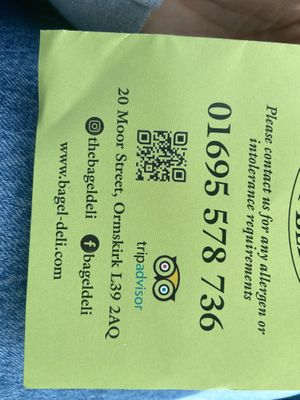   at The Bagel Deli in Ormskirk