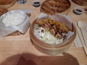 Vegan dumplings at Beijing8 in Helsinki