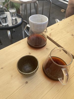 Filter coffee (amazing rich taste)  at Estratto in Brescia