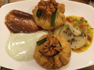 Veg samosa at Masala Galley in Eaglehawk