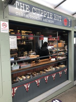 vegan selection on show at The Cuppie Hut in Norwich