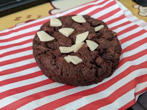 Chocolate NY style cookie at The Cuppie Hut in Norwich