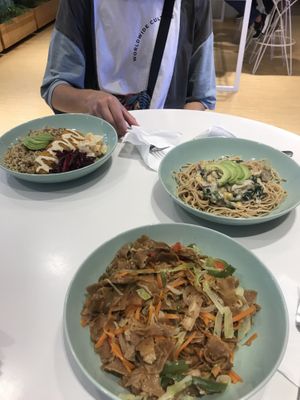 Our meal  at Foody lohas Cafe in Ulaanbaatar