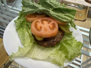 Keto (naked) beyond burger   at Foody lohas Cafe in Ulaanbaatar