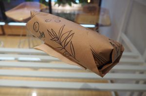 falafel humus wrap at Foody lohas Cafe in Ulaanbaatar