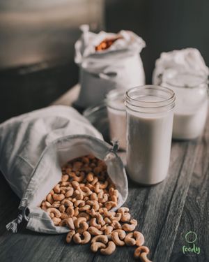 nut milk at Foody lohas Cafe in Ulaanbaatar