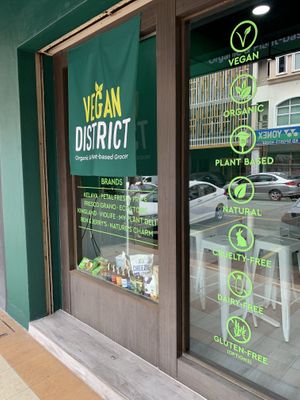 Storefront at Vegan District in Petaling Jaya