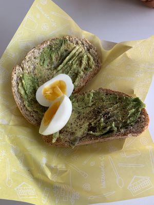 I eat eggs! But you can get it without!   at Watercolor Cafe in Mackinac Island