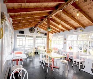 Interior at Watercolor Cafe in Mackinac Island