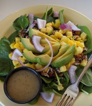 Summer Spinach Salad  at Watercolor Cafe in Mackinac Island