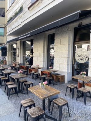 Outside  at What do you fancy love? in Berlin