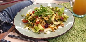 Salad with avocado and Rucola. Great Taste! at O-ECO  in Mallorca