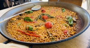 Vegan paella 😋  at Portolito in Valencia