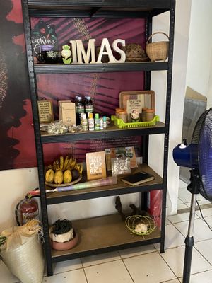 Items for sale   at Ima's Vegetarian Restaurant in Puerto Princesa