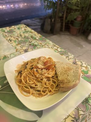   at Ima's Vegetarian Restaurant in Puerto Princesa