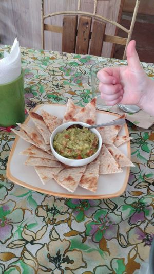 guacamole at Ima's Vegetarian Restaurant in Puerto Princesa