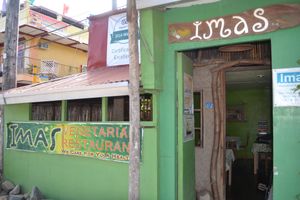 Imas restaurant Gate at Ima's Vegetarian Restaurant in Puerto Princesa