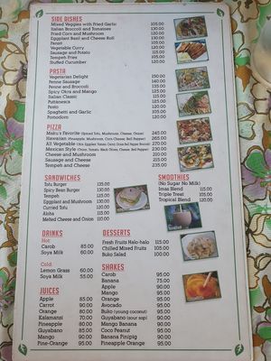 Rückseite at Ima's Vegetarian Restaurant in Puerto Princesa