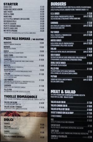 Menu, see vegan burger at Hello Guys in Brindisi
