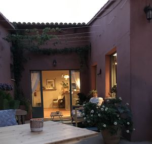 Courtyard  at Cafè Saüc in Mallorca